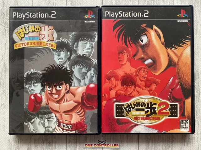 SONY PlayStation 2 PS2 Hajime no Ippo 1 & 2 Victorious Road set from Japan