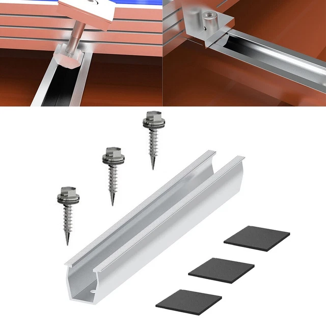 ANSA DI MESSA a terra fotovoltaica pannello solare chiusure clip