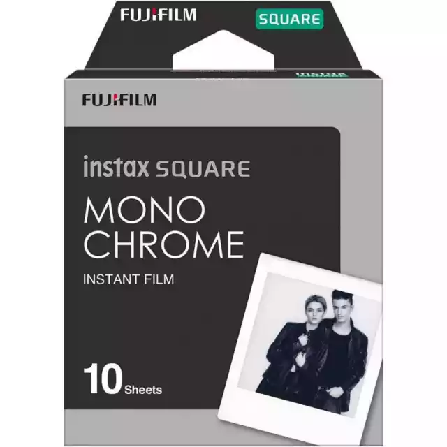 Fujifilm Instax Square Mono Chrome Bn Bande 10 Photo