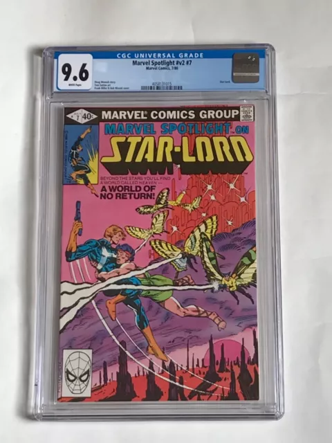 Marvel Spotlight on STAR-LORD #7 CGC 9.6 KEY 2nd solo app in MCU  GOTG3