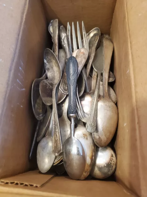 Vintage Silver/Plated Spoons Lot