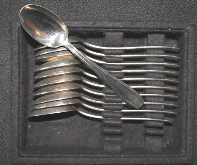 Set de 12 cuillères de table, Set de cuillères à soupe en acier