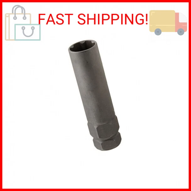 Steelman Pro 6-Spline 45/64-Inch Socket-Style Locking Lug Nut Key, Removes Splin