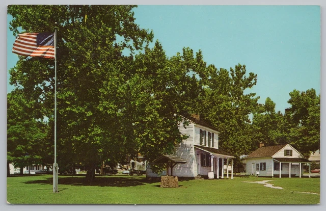 State View~Indiana Territory Memorial Vincennes Indiana~Vintage Postcard