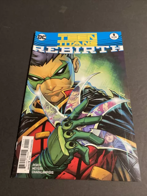 Teen Titans: Rebirth 1 Vf/Nm Robin Jonboy Meyers Cover Dc Comics 2016