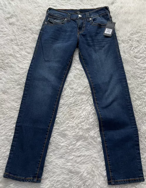 True Religion GENO BIG T STITCH SLIM JEAN Men Size 29 Retail $199 NWT