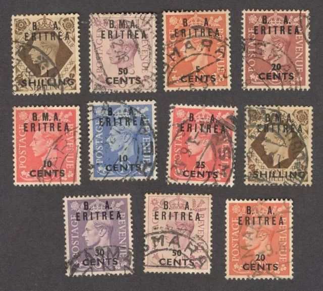 KGVI BMA Eritrea used selection