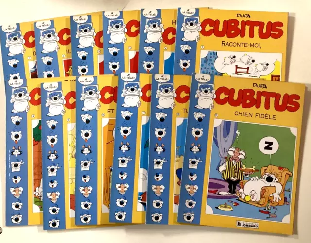 BD CUBITUS tomes 1 à 20 sauf 4-16 Dupa Editions Le Lombard broché