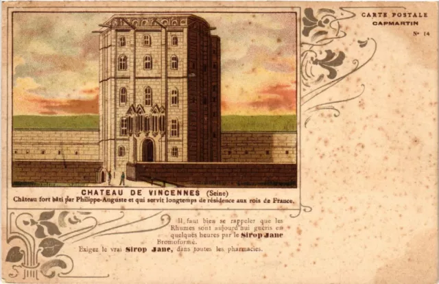 CPA AK Chateau de VINCENNES - Chateau fort bati par-Philippe (519783)