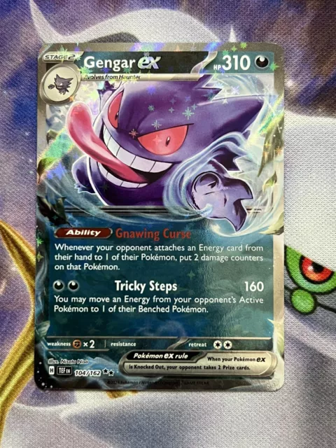Gengar ex 104/162 Temporal Forces Mint Pokemon Card ultra rare holo
