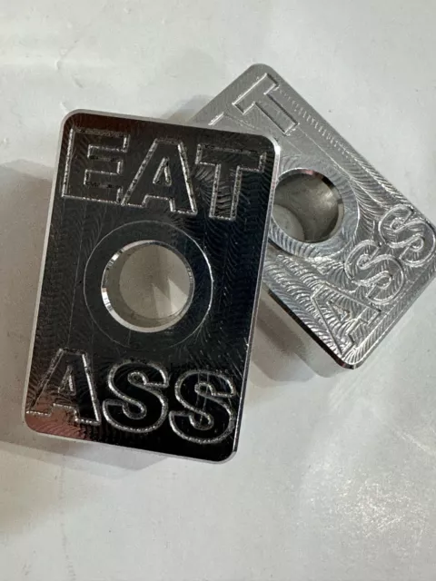 81-2004 Harley FXR and Sportster Heavy Duty Billet Axle Adjuster Blocks EAT ASS!