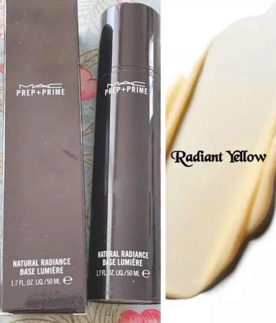 Mac Prep + Prime Natural Radiance Base ~ Radiant Yellow ~ 1.7 oz Full Size BNIB