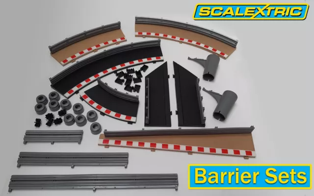 Scalextric Borders Barriers Clips Connectors Curves Bundles Sport Track Digital