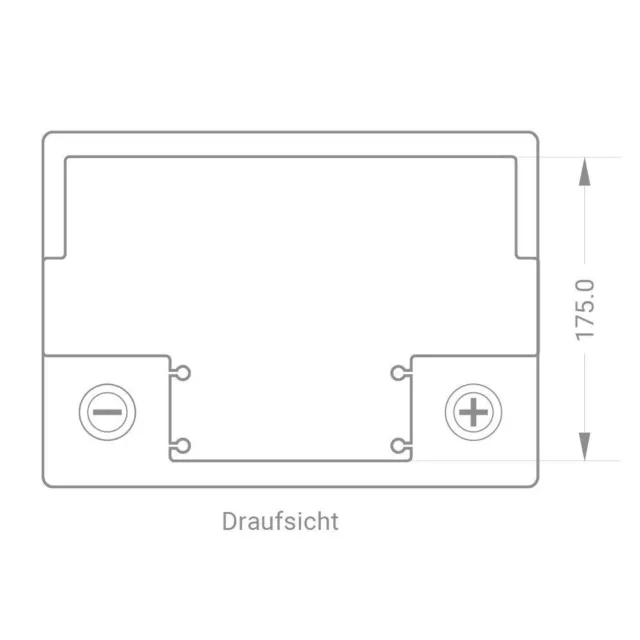 Autobatterie 55Ah +30% mehr Leistung Calcium 12V ersetzt 44Ah 45Ah 52Ah 54Ah 3