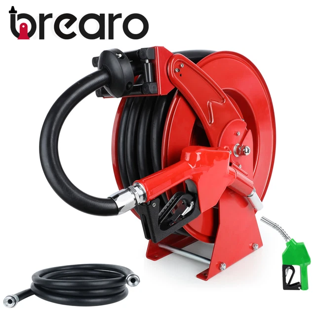 DIESEL FUEL HOSE Reel Retractable 3 4 X 50 W Refueling Gun Fuel 