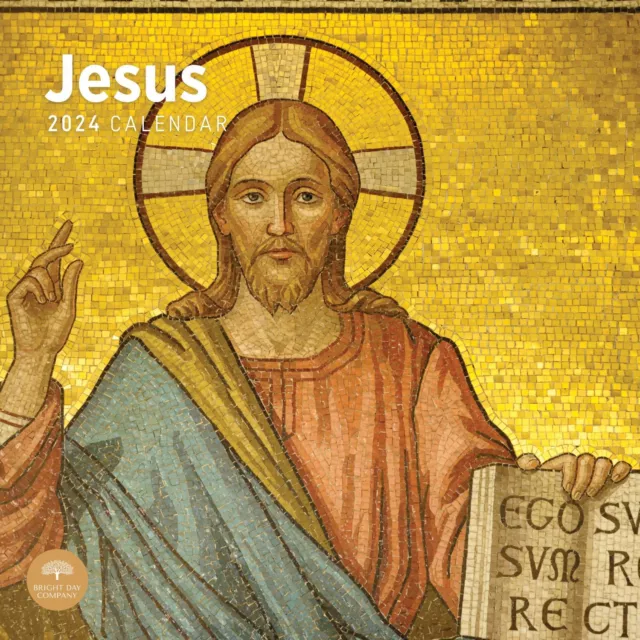 BRIGHT DAY CALENDARS, Jesus 2024 Wall Calendar 15.47 PicClick