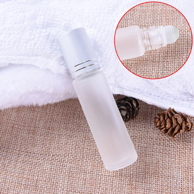 10ML Roll On Bottle Plastic Ball Liquids Essential Oil Perfume Empty With CaBYA