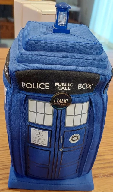 Doctor Who Police Box Talking Soft Plush Toy Light & Sound Underground Toys.