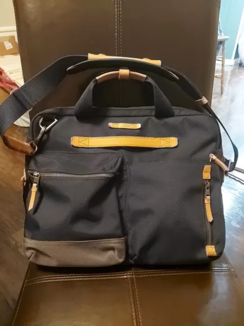 Tumi Dalston ACER Mens SLIM Travel Brief Briefcase Business Laptop Navy 61011NVY