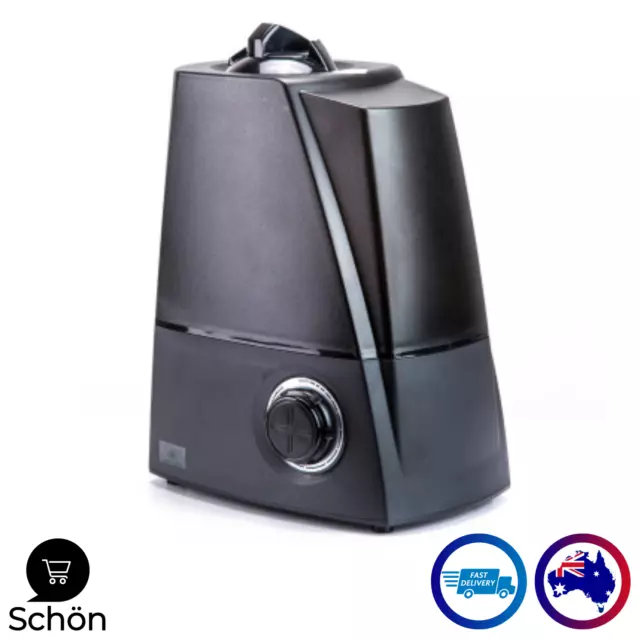 Home Ready Black Air Humidifier Ultrasonic Cool Diffuser 6L