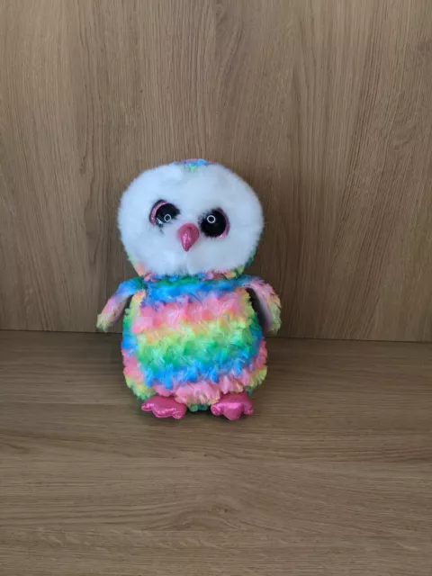 Ty Beanie Boo’s Boo Soft Plush Toy 6'' Owen The Owl Multicoloured Soft Plush Toy