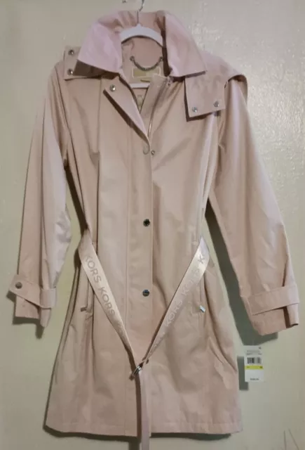 Michael Kors Women's Blush Trench Coat/Jacket- Size M NWT