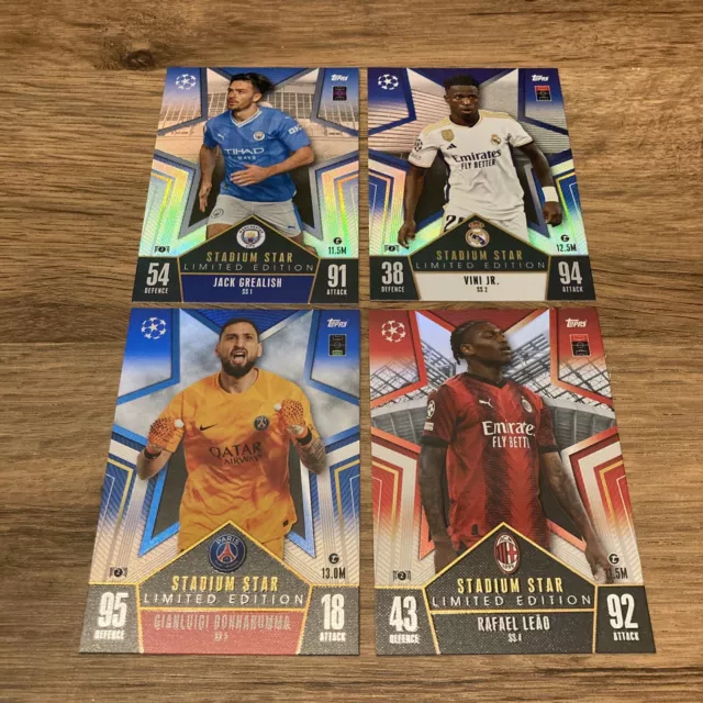 TOPPS MATCH ATTAX 2025 2025 23/24 Stadium Star Lot Édition Limitée 1
