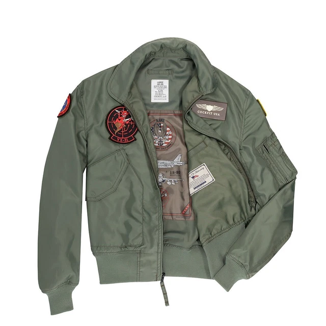 Veste En Cuir Aviateur A-2 Cockpit USA (ex Avirex) - 40ème Anniversaire - Cuir De Cheval - Taille Regular