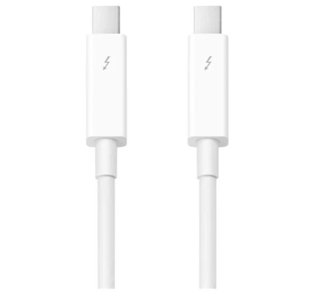 Genuine Apple Thunderbolt 2 Cable 0.5M (white) - EXCELLENT Genuine Apple Thunderbolt 2 Cable 0.5M (white) - EXCELLENT