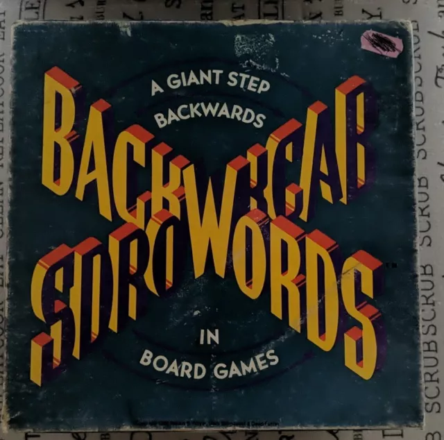 Vintage1988 Backwords Board Game - A Giant Step Backwards in Board Games