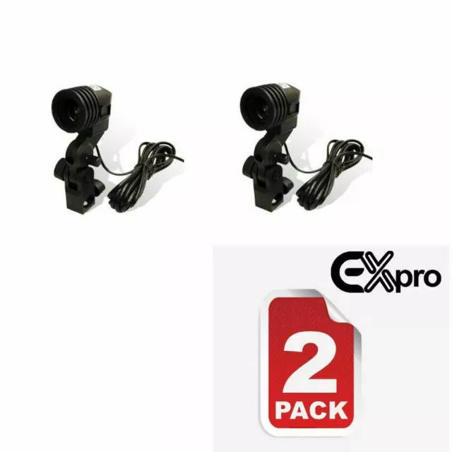 Photo Studio Bulb Holder Lamp light Flash Umbrella Mount Stand E27 Socket 2 PACK