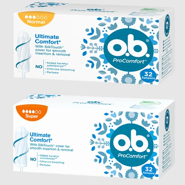 O. B. Procomfort Tampones Ultimate Confort 32 Pzas Elegir Normal O Súper