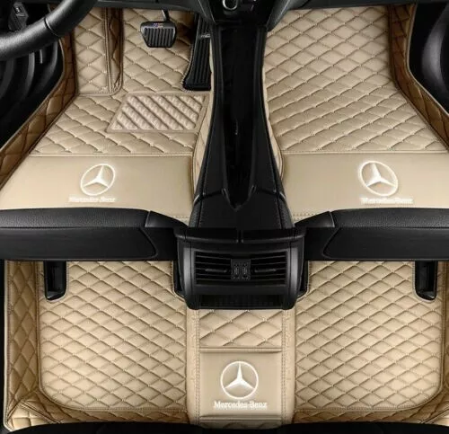 For Mercedes-Benz 1998-2021 Luxury Waterproof Front & Rear Liner Car Floor Mats