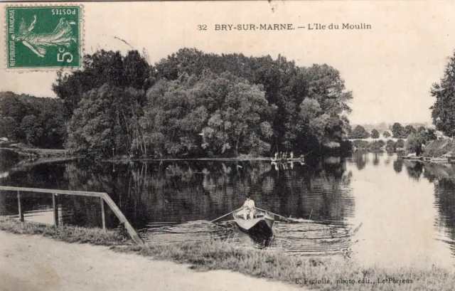 *38069 cpa 94 Bry sur Marne - L'Ile du Moulin
