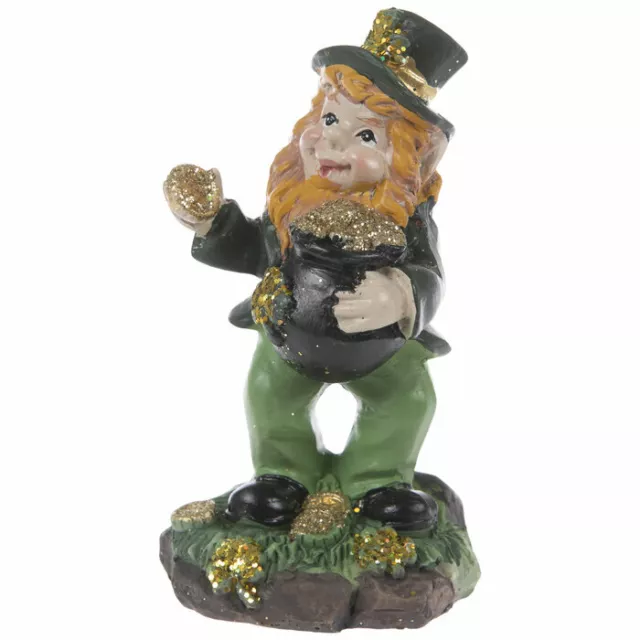 Lucky The Leprechaun With Pot Of Gold. St Patrick's Day