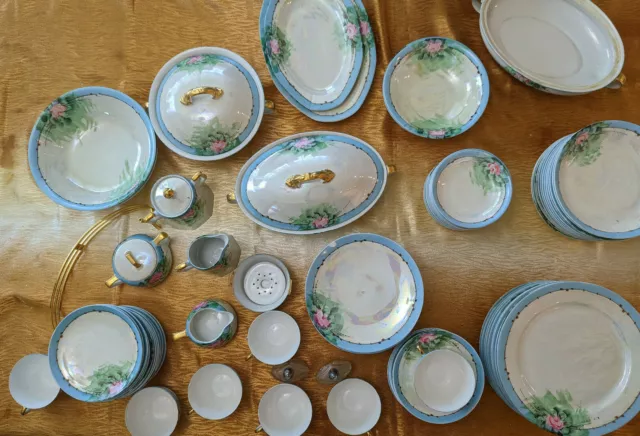 89 Pcs HUTSCHENREUTHER Selb Bavaria Gold RARE Dinner SET