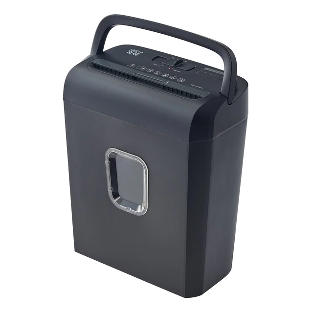 Pen + Gear 6 Sheet Micro Cut Shredder with 3.4-Gallon Collection Bin, Black