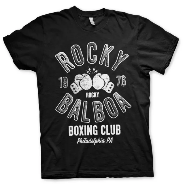 Licenza Ufficiale ROCKY Balboa Boxe Club Uomo T-SHIRT S-XXL Taglie