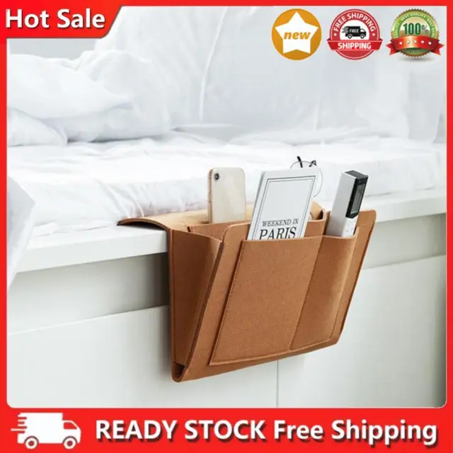 Bed Desk Bag Multi-Purpose Night Bag for Home, Bedroom, Product (Tan