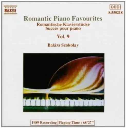 Balazs Szokolay : Romantic Piano Favourites, Vol.9 CD FREE Shipping, Save £s