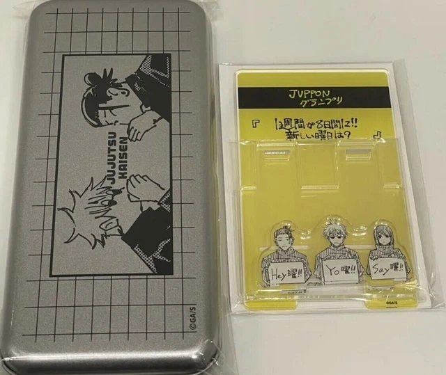 JUJUTSU KAISENR X Jump Shop 2023 Geto Gojo Pencase Smartphone Stand