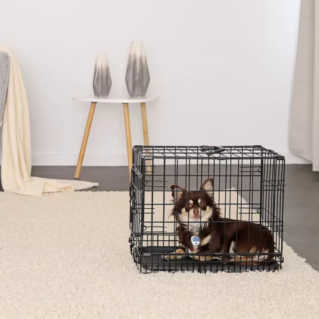 lionto Cage pour chats pliable et transportable 50x36x41 cm 3