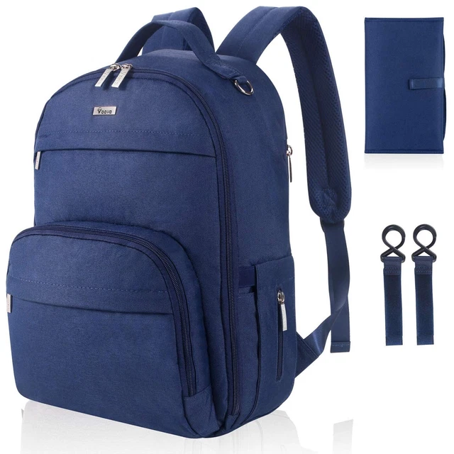 Voova Diaper Bag Backpack, Large Capacity Baby Travel Back Pack for Mom and Dad