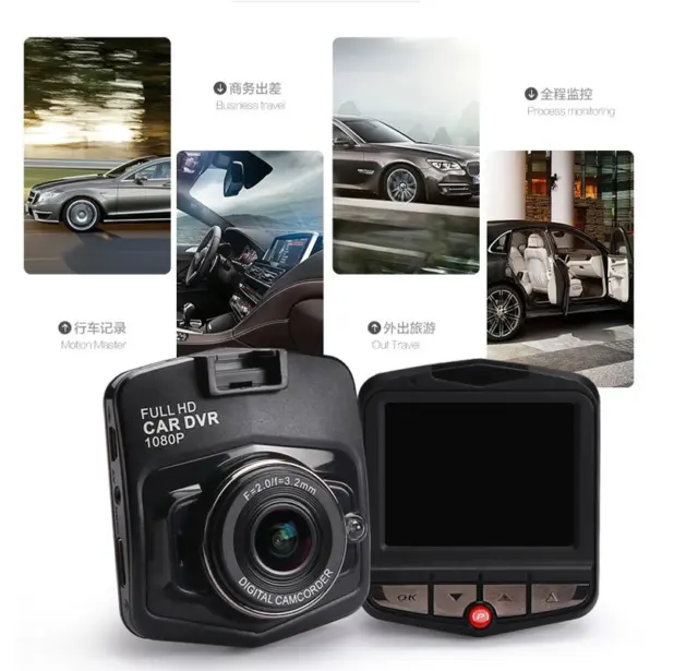 2.4 '' Full HD 480P Dashcam Auto DVR Front- oder Rückkamera Nachtsicht