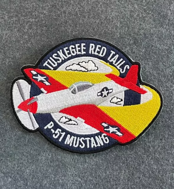 TUSKEGEE AIRMEN Red Tails Patch WWII Military Collectable Air Force Memorabilia