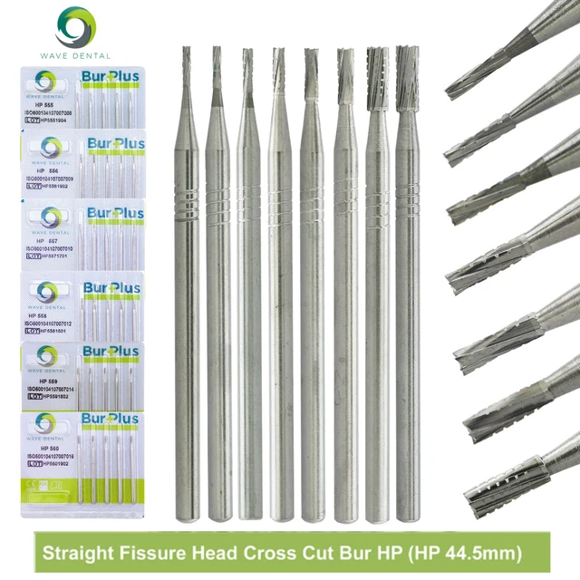 Wave Dental Tungsten Carbide Bur Midwest HP Prima For Straight Handpiece 44.5mm