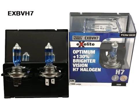 EXELITE H7 HALOGEN Headlight Globes (2 Pack) EXBVH7 $23.95 - PicClick AU