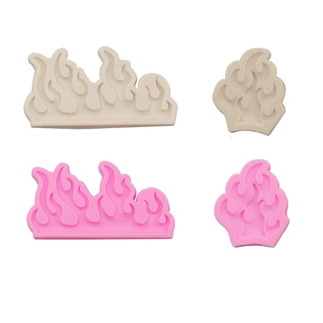Flame Shaped Chocolate Moulds Handmade Candy Moulds Hand-Making Fondnat Moulds