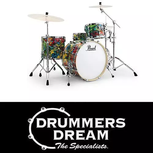 Pearl EXX Artisan 22" Fusion Plus 4pce Kit w/ Hardware - New York Splatter