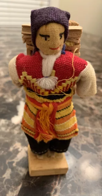 Handmade Hiking Doll  From Guatemala